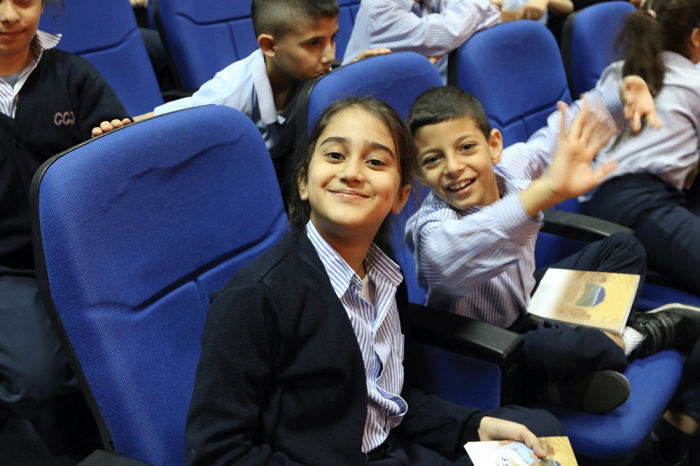 On Monday 5 March 2018, the Bible Society visited Central College Jounieh to present a bundle of programs for its students.

Over 1000 children and teens benefited from the programs.

The children enjoyed learning about God through a fun puppet show and a clown show. They also received free bible stories books.  While the teens learned Christian-based life skills in an interactive and informative session.